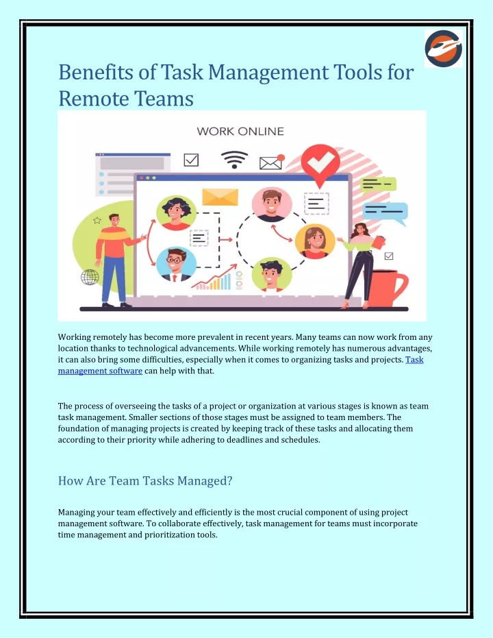 benefits of task management tools for remote teams