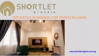 TOP HOTELS IN NIGERIA