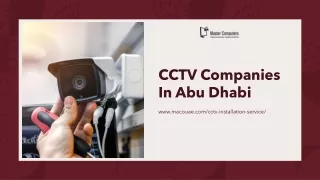 cctv companies in abu dhabi pptx