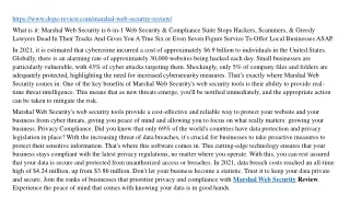https www dope review com marshal web security