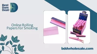 Home Online Rolling Papers for Smoking | BDD Wholesale