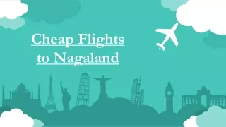 Cheap Flights to Nagaland