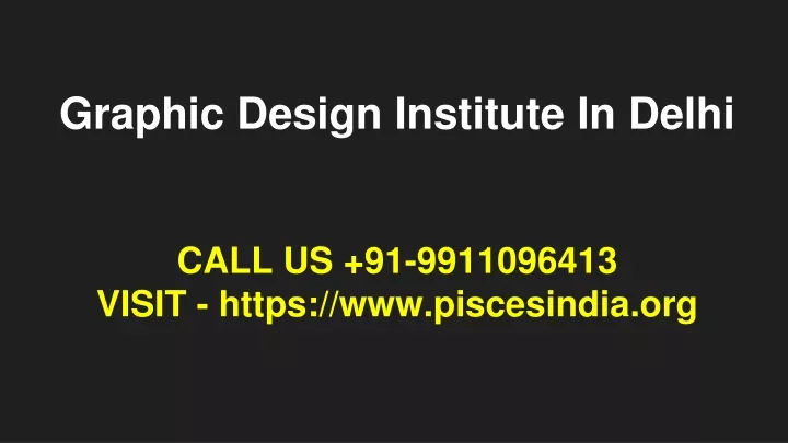 graphic design institute in delhi