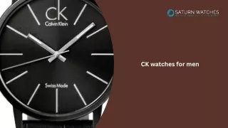 CK watches for men