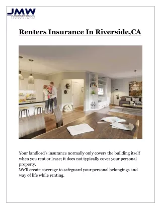 Protect Your Belongings with Renters Insurance
