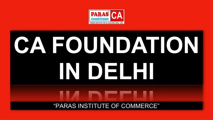 paras institute of commerce