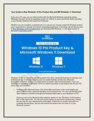 your guide to buy windows 10 pro product