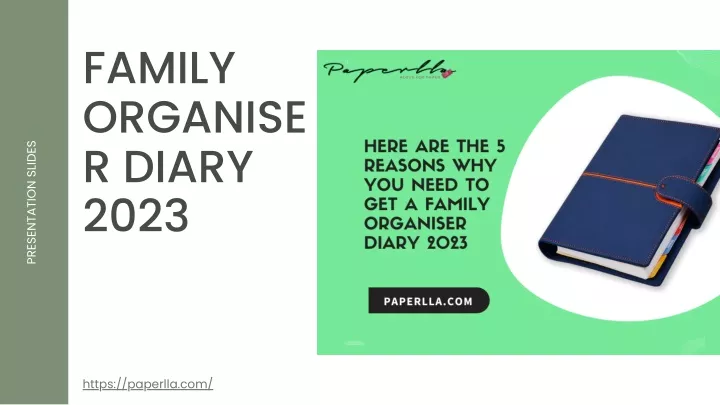 Family Organise R Diary 2023 N 