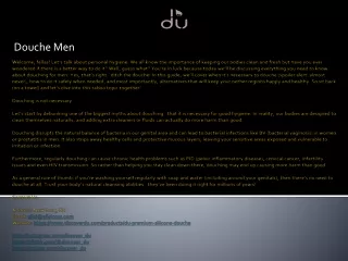 douche men