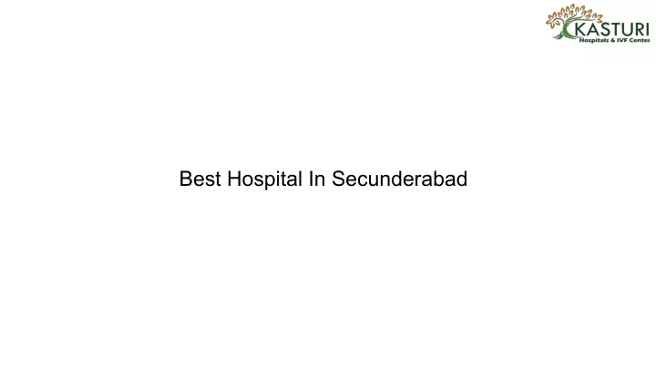 best hospital in secunderabad