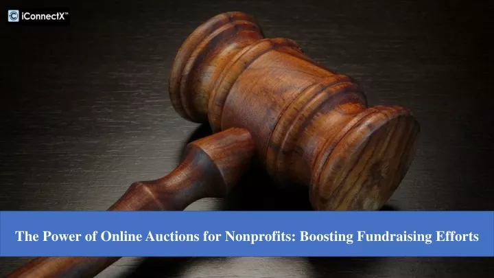 the power of online auctions for nonprofits