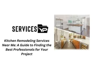 Kitchen Remodeling Services Near Me A Guide to Finding the Best Professionals for Your Project