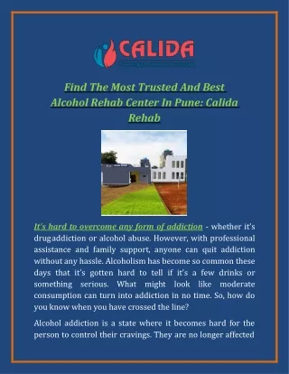 find the most trusted and best alcohol rehab