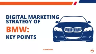 Uncovering BMW's digital marketing strategy for Growth: Key Takeaways