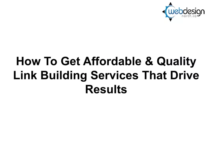 how to get affordable quality link building