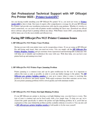 Get-Professional-Technical-Support-with-HP-Officejet-Pro-Printer-printerassist24X7