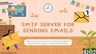 SMTP server for sending emails