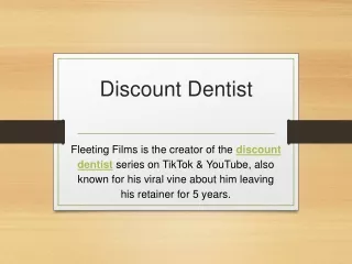 Discount Dentist