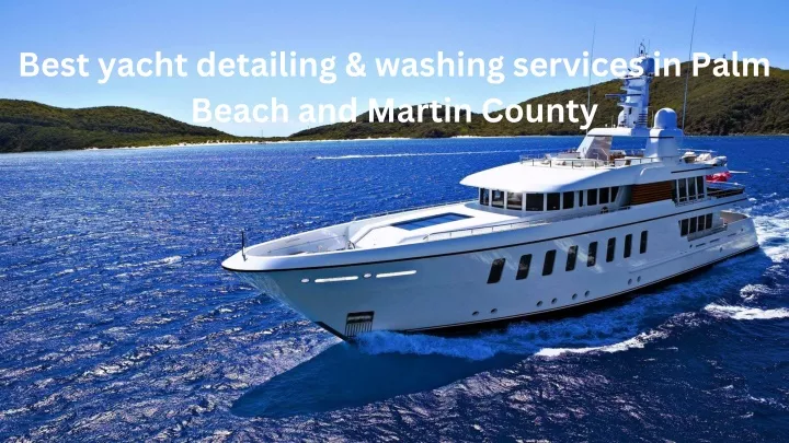 best yacht detailing washing services in palm