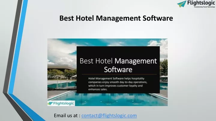 PPT - Best Hotel Management Software PowerPoint Presentation, Free ...