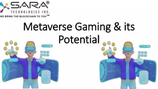 metaverse gaming its potential