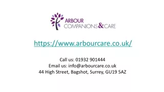 https www arbourcare co uk