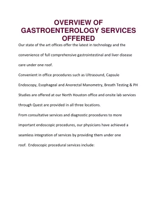 Gastroenterologist in north houston