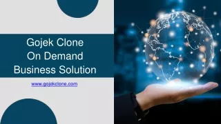 gojek clone on demand business solution