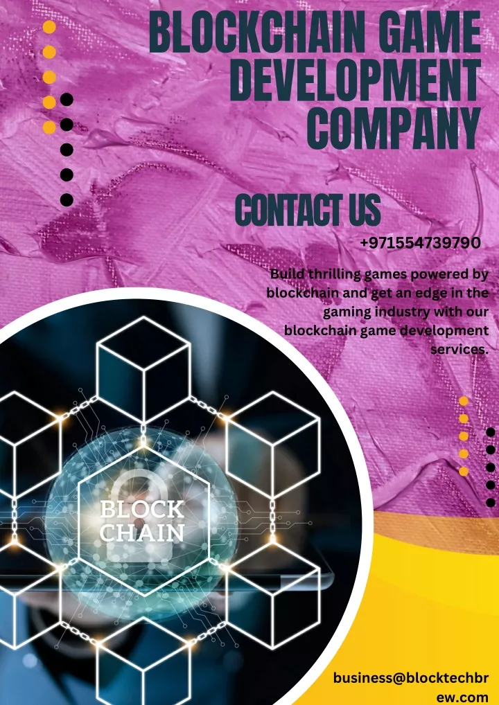 blockchain game development company contact us