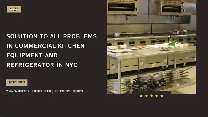 solution to all problems in commercial kitchen