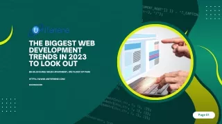 The Biggest Web Development Trends in 2023 to Look Out