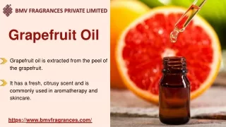 Grapefruit Oil that Helps in Various Applications