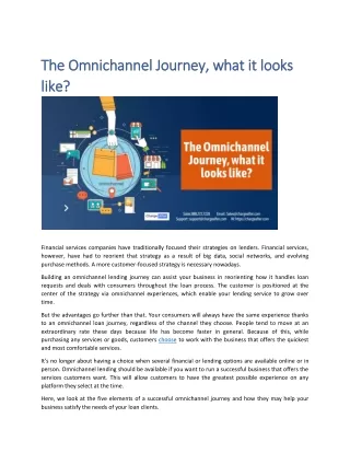 the omnichannel journey what it looks