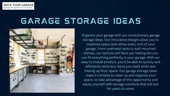 garage storage ideas