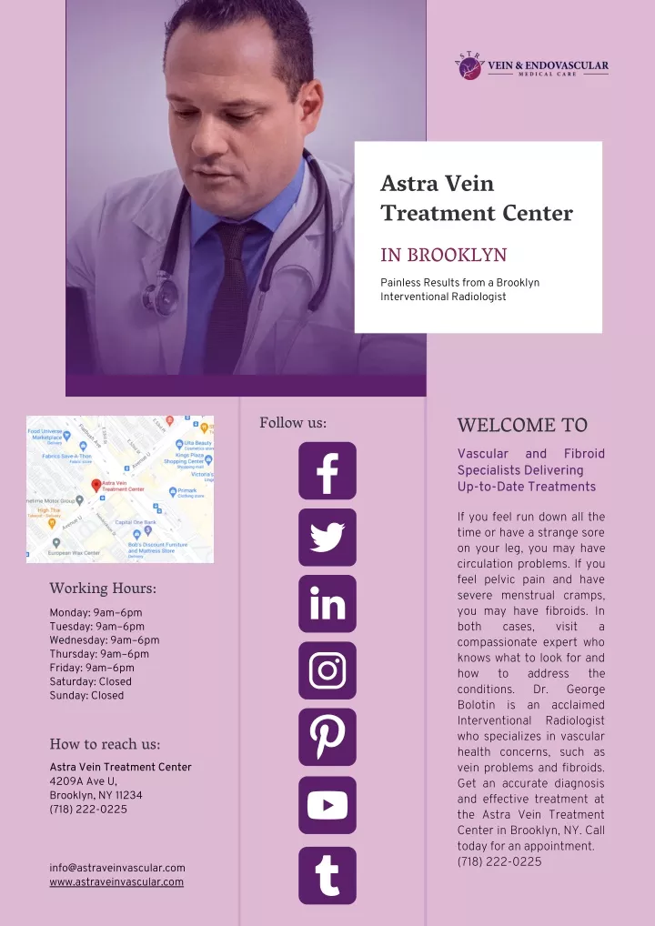 astra vein treatment center in brooklyn painless