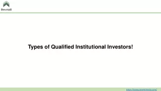 types of qualified institutional investors