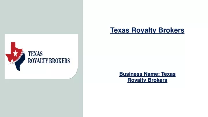 texas royalty brokers