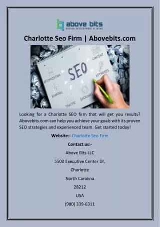 charlotte seo firm abovebits com