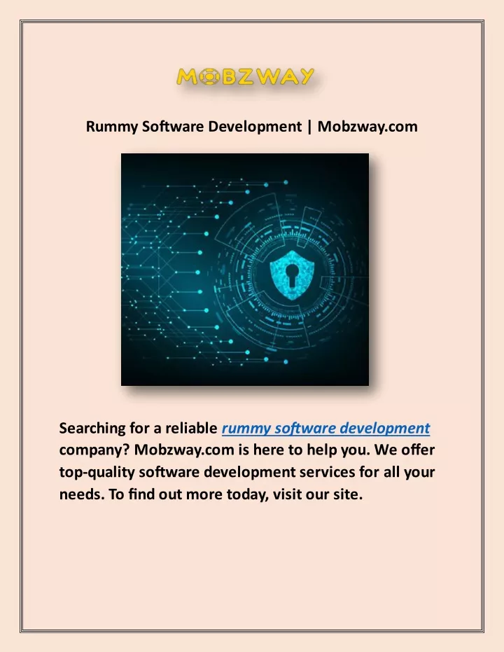 rummy software development mobzway com