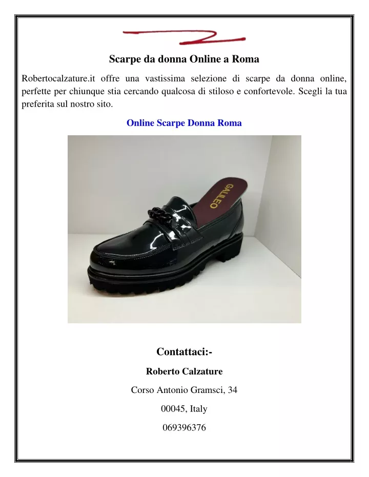 scarpe da donna online a roma