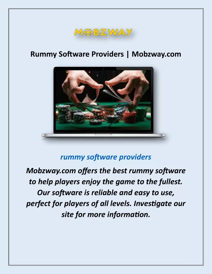 rummy software providers mobzway com