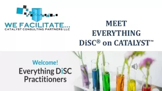 Find out Everything DiSC® Catalyst Facilitation Kit