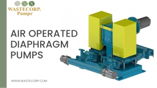 Air operated diaphragm pumps