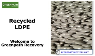Recycled LDPE - Greenpath Recovery