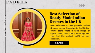 Best Selection of Ready-Made Indian Dresses in the UK