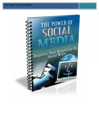 The Power of Social Media | How To Make Money Using Social Media