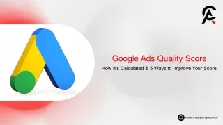 Google Ads Quality Score How It’s Calculated?