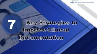 7 Key Strategies to Improve Clinical Documentation