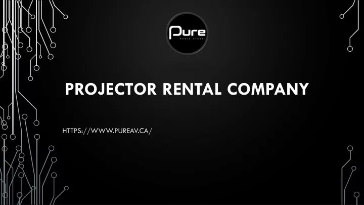projector rental company