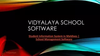 vidyalaya school software